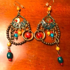 Boho style earrings